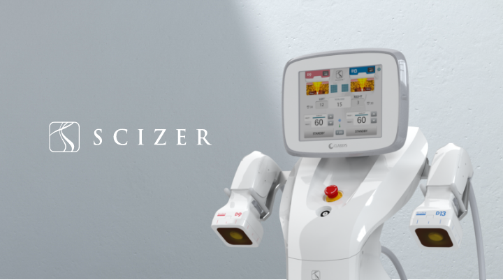 Equipamento de ultrassom macrofocado corporal Scizer da CLASSYS